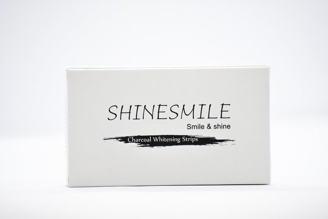 Coconut charcoal whitening strips